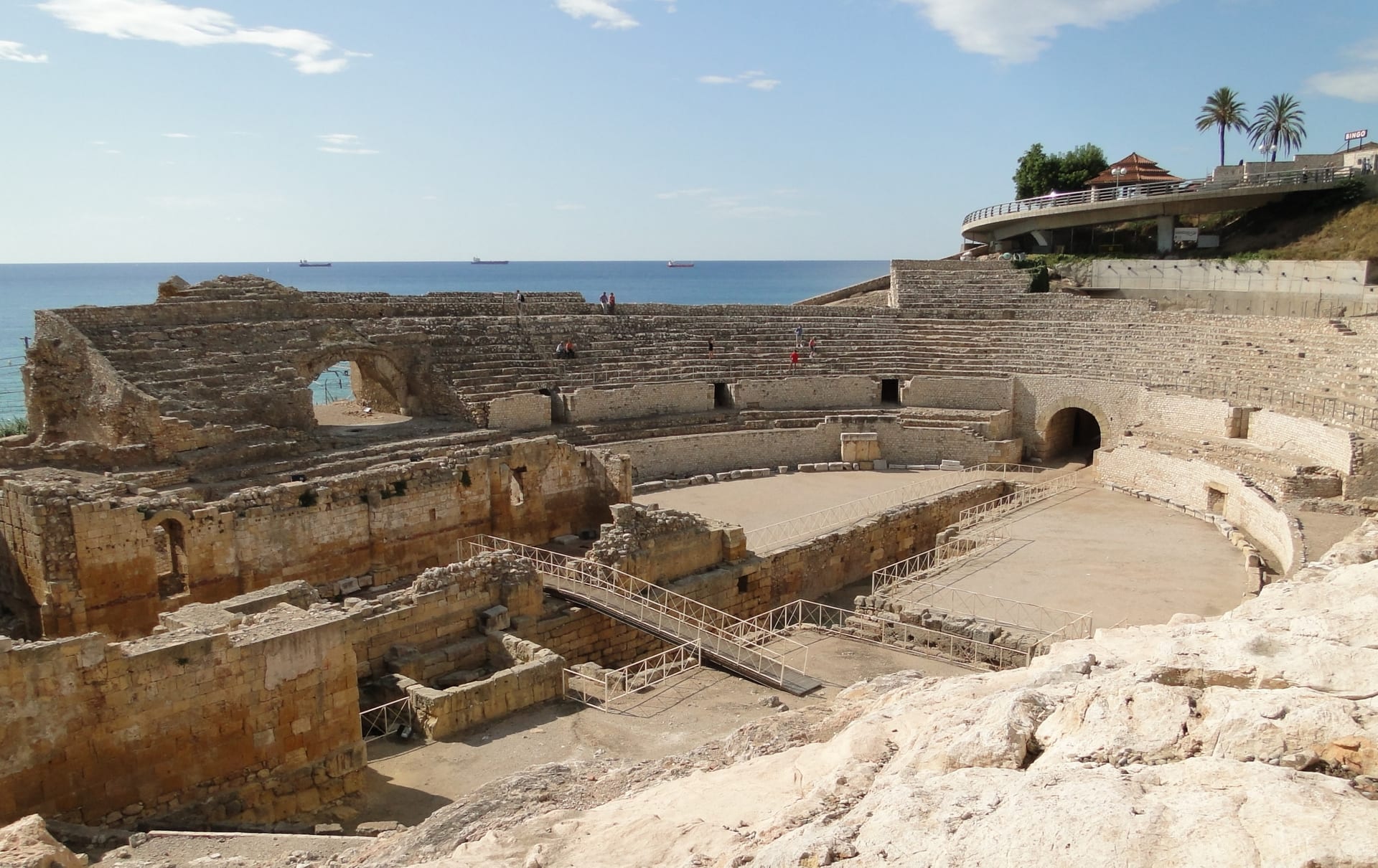 Roman amphitheatre of Tarragona overlooking the Mediterranean — Spain's hidden Roman treasure